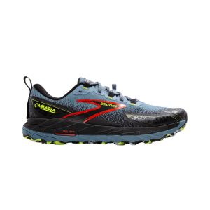 Brooks Cascadia 18 Schuhe Blau Schwarz Gelb AW24