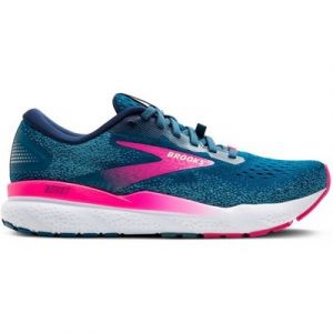 Brooks Ghost 16 GTX - Damen Laufschuh - Moroccan Blue/Pink/Yellow Laufschuh