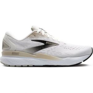 Brooks Ghost 16 - Herren Laufschuh - Medium-Breite - White/Pelican/Oyster Laufschuh