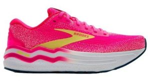 brooks ghost max 2 runningschuhe pink gelb damen