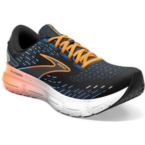 Brooks Glycerin 20 - Herren Laufschuhe Black/Classic Blue/Orange Laufschuh