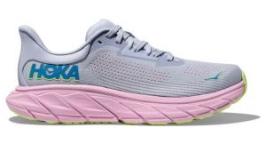 hoka arahi 7 running schuhe blau pink damen