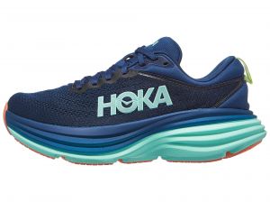 HOKA Bondi 8 Damen Laufschuh Midnight/Seafoam