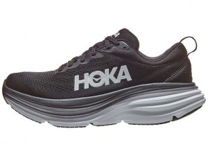 HOKA Bondi 8 Damen Laufschuh Schwarz/Weiß