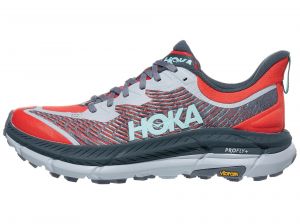 HOKA Mafate Speed 4 Herren Laufschuh Cerise/Stormy Skies