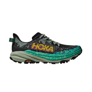 Hoka Speedgoat 6 Grün Schwarz AW24 Damenschuhe