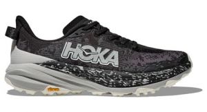 hoka speedgoat 6 trailrunning schuhe schwarz grau herren