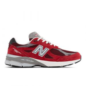 New Balance Herren MADE in USA 990v3 in Rot/Grau