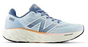 running schuhe new balance fresh foam x 880 v14 blau pink damen