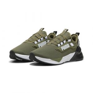 PUMA Jugendliche Retaliate 3 Laufschuhe 36 Olive White Black Green ?Sneakers in Regular Fit Unisex Teenager