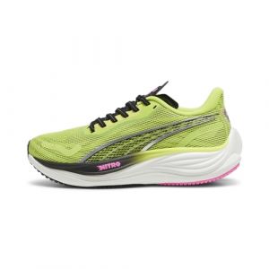 PUMA Damen Laufschuhe Velocity Nitro 3 Psychedelic Rush lime pow-black-poison pink 41