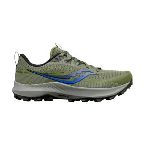 Saucony Peregrine 13 Grün Grau Laufschuhe AW23