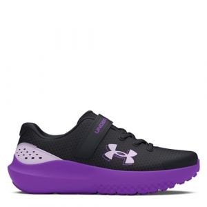 Under Armour Mädchen Laufschuhe GPS Surge 4 AC 3027109 Black/Lavish/Salt Purple 31