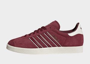 adidas Originals Gazelle Wales, Shadow Red / Cream White / Gold Metallic