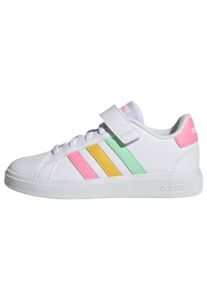 adidas Grand Court Elastic Lace and Top Strap Shoes-Low (Non Football)