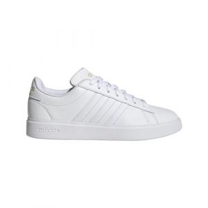 adidas Grand Court Women Sneaker Trainer Schuhe (White/White/Gold