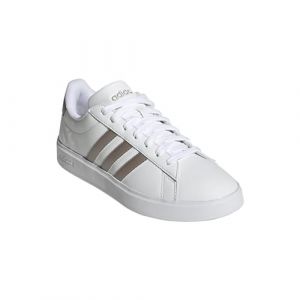 adidas Cloudfoam Grand Court Sneaker Trainer Schuhe (White/metallic