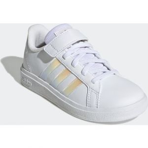 adidas Sportswear Sneaker "GRAND COURT LIFESTYLE COURT ELASTIC LACE AND TOP STRAP", Design auf den Spuren des adidas Superstar