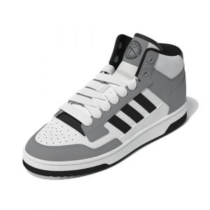 adidas Rapid Court Mid Sneaker Trainer Schuhe (Grey/Black/White