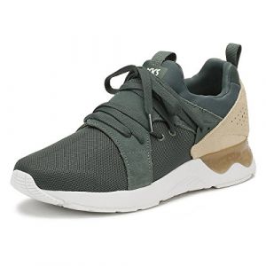 ASICS Herren Dark Grün/MarReißverschlussan Gel-Lyte V Sanze Sneakers-UK 9