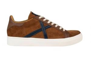 Scarpe Munich sneaker Rete 98 in pelle scamosciata cognac uomo U25MU08 8080098 42