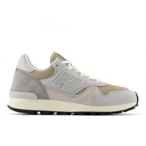 New Balance Unisex 475 in Braun/Grau, Leather, Größe 42.5