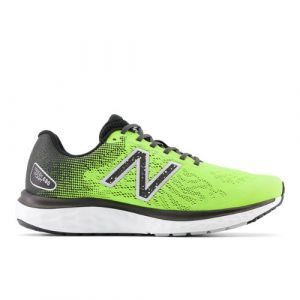 New Balance Herren Fresh Foam 680v7 in Grün/Schwarz/Grau, Textile, Größe 47.5