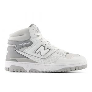 New Balance Herren 650 in Weiß/Grau, Leather, Größe 47.5