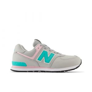 New Balance Kinder 574 in Grau/Grün