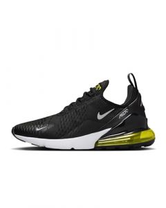 NIKE Air Max 270 Herren Sneaker Sneaker Schuhe FN8006 (Schwarz/Opti Gelb/Weiß/Hellrauchgrau 001) UK6.5 (EU40.5)