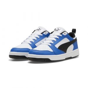 PUMA Erwachsene Rebound V6 Low Sneakers 42White Black Team Royal Blue