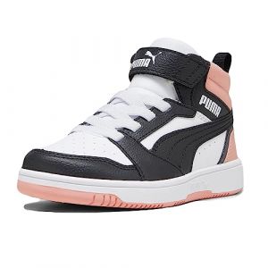 PUMA Sneakers Rebound V6 MID 393832 07 FÜR MÄDCHEN Farbe WEISSSCHWARZROSA