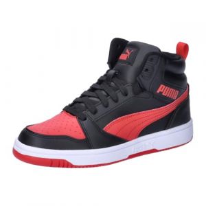 Puma Kinder Sneaker Rebound V6 Mid Jr 393831 PUMA Black-for All Time Red 37