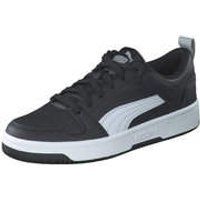 PUMA Rebound Layup Lo Jr Sneaker Mädchen|Jungen schwarz|schwarz|schwarz