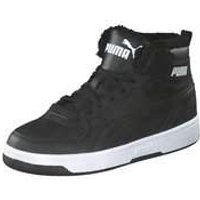 PUMA Rebound Joy Fur Jr Sneaker Mädchen|Jungen schwarz|schwarz|schwarz|schwarz|schwarz|schwarz|schwarz|schwarz