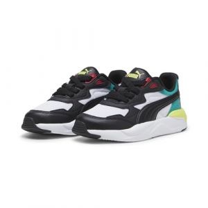 PUMA Jugendliche X-Ray Speed AC Sneakers 31White Black Club Red Sparkling Green