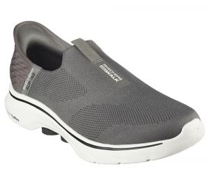 Skechers Herren Sportschuhe Slipper GO Walk 7 - Easy ON 2 braun - 43.5