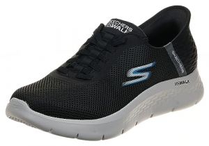 Skechers Go Walk Flex Hands UP Herren Sneakers Slip in 216496 schwarz