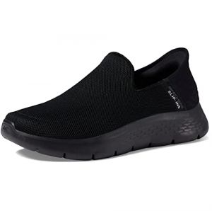 Skechers Go Walk Flex Slip-Ins - No Hands Black 12 EE - Wide