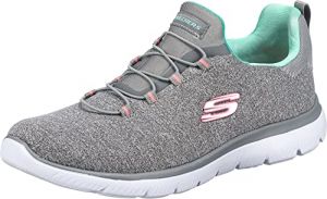 Skechers Sport Damen Summits Quick Getaway Sneakers Women Grau