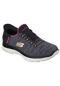 Skechers SUMMITS-DAZZLING HAZE 149937 BKMT Sneakers Slip in Damen schwarz