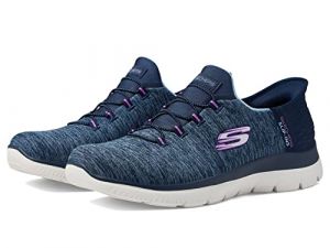 Skechers Damen Hands Free Slip Ins Summits Dazzling Haze Sneaker