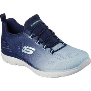 Skechers Slip-On Sneaker "SUMMITS BRIGHT CHARMER", Schlupfschuh, Slipper, Freizeitschuh mit schönem Farbverlauf