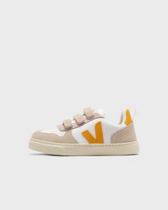 Veja Small V-10 CHROMEFREE LEATHER EXTRA-WHITE_OURO  Sneakers white in Größe:23