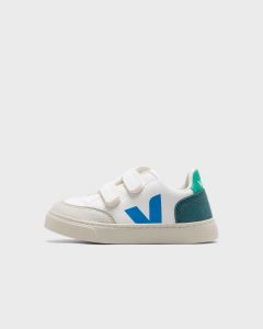 Veja Small V-12 CHROMEFREE LEATHER  Sneakers blue|white in Größe:23