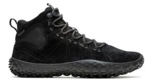 merrell wrapt mid waterproof schuhe schwarz