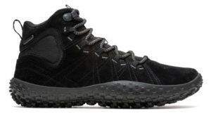 merrell wrapt mid waterproof damen wanderschuhe schwarz