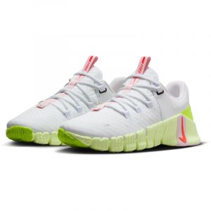 NIKE Free Metcon 5 Fitnessschuhe Damen 104 - white/bright crimson-barely volt 42