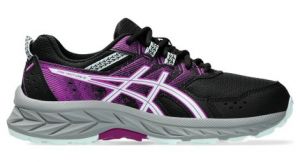 asics gel venture 9 gs trailrunning schuh schwarz pink blau kinder