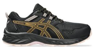 asics gel venture 9 waterproof trail schuh schwarz orange damen